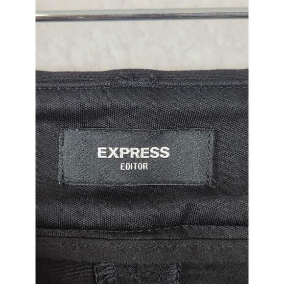 Express Editor Skinny Dress Pants Women 12R Black High Rise Work Career Trousers - Picture 6 of 8